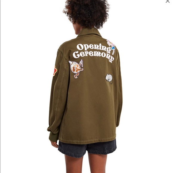 Opening Ceremony Gestures Coach Jacket 🧥